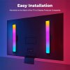 Emitto 2x Smart RGB LED Light Bar Ambient Lamp Color Changing Music TV Backlight