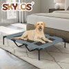 Skylos Raised Dog Bed Elevated Pet Bed Portable Outdoor Camping Cooling Mesh