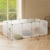 Small Animal Playpen DIY Plastic Pet Fence for Rabbit Hamster Puppy Guinea Run