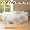 Small Animal Playpen DIY Plastic Pet Fence for Rabbit Hamster Puppy Guinea Run