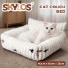 Skylos Pet Sofa Couch Bed for Cats Small Dog Washable Expandable Soft Deep Sleep