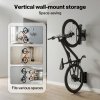 MONVELO Bike Rack Hook-mounted Parking Rack Swivel Wall Mount Bike Storage 4PCS