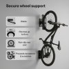 MONVELO Bike Rack Hook-mounted Parking Rack Swivel Wall Mount Bike Storage 4PCS