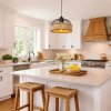 Emitto Modern Ceiling Pendant Light Shade Rattan Style Woven Lamp Shade 30cm