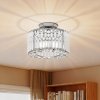 Emitto Crystal Ceiling Light Modern Chandelier Bedroom Hallway Pendant Lamp E27