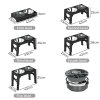 Skylos Elevated Pet Feeder Raised Dog Food Water Feeding Bowl Adjustable Folding