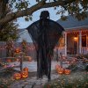 Yezi Halloween Decorations Grim Reaper 130cm Black Polyester Foam
