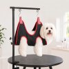 Skylos Dog Grooming Table Arm Adjustable 270 Steel Clamp Hammock for Home Black