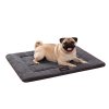 SKYLOS Dog Bed Mattress Soft Plush Pet Bed Non Slip Crate Mat M L 74x53cm Foam