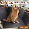 Skylos Dog Car Seat Cover Waterproof Pet Back Seat Hammock Safety Protector