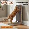 Skylos 68cm High L Shaped Cat Scratching Board with Ball Toy Wall Furniture