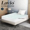 Lavio Mattress Topper Pillowtop Memory Foam Bamboo Cover Bed Protector Single