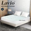 Lavio Double Mattress Topper Memory Foam Ergonomic Dual Layer Hotel Quality