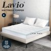 Lavio Quilted Mattress Protector King Thick Cooling Gel Memory Foam Bed Cover