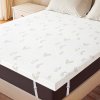Lavio Mattress Topper Memory Foam Super King Dual Layer Pressure Relief Washable