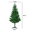Santaco Christmas Tree 180Cm Artificial Xmas Spruce 483 PVC Stand Indoor Green