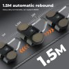 Centra Healthy Belly Wheel Auto Rebound Ab Roller 4 Wheel Soft Elbow Knee Pads