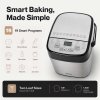 Spector Bread Maker 19 In 1 Compact Machine 15H Timer 1.5Lb for Home Baking