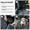 Skylos Pet Car Booster Seat Travel Bed Velvet in Grey Colour