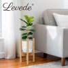 Levede Bamboo Adjustable Plant Stand Indoor Outdoor Modern Display Stand Rack