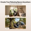 Mountview Hammock Chair Hanging Rope Swing Seat Indoor Outdoor with Cushions
