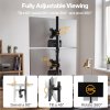 Levede Dual Monitor Arm Adjustable Desk Mount For 13-34 Inch Computer Black