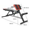 Centra Weight Bench Adjustable Foldable Strength Training Full Body Workout Gym