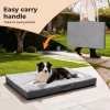 SKYLOS Washable Dog Bed Waterproof Plush Non-Slip Pet Mattress for Small Dogs