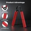 Centra Hand Grip Strengthener Set Gym Trainer Gripper Metal Non Slip 100-350LB