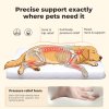 SKYLOS Dog Bed Mattress Soft Plush Cat Bed Non Slip Pet Kennel Crate Mat 61x46cm