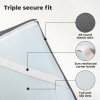 Lavio King Mattress Topper Memory Foam Dual Layer Hotel Quality Bed Protector