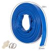 TradeRight Hose Pipe 1 Inch Reinforced PVC 20m for Home Pool Drainage Pump Blue