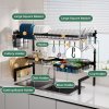 TOQUE Dish Drainer Rack Over the Sink Dish Drying Rack