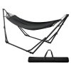 Mountview Foldable Hammock Chair Bed Portable with Stand Outdoor Camping 200KG