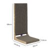 Skylos 68cm High L Shaped Cat Scratching Board with Ball Toy Wall Furniture