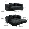 Levede Modular Sofa Bed 3 Seater Convertible Couch Oversize Folding Floor Bed