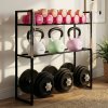 Centra 3 Tier Dumbbell Rack Adjustable Heavy Duty Steel Weight Storage Stand