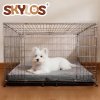 SKYLOS Washable Dog Bed Waterproof Plush Non-Slip Pet Mattress for Small Dogs