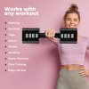 Centra A Pair 2.8KG-10KG Adjustable Dumbbells With Metal Weight Block Set Black