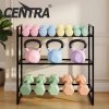Centra 3 Tier Dumbbell Rack Adjustable Heavy Duty Steel Weight Storage Stand
