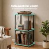 Levede Retro Record Player Stand 3 Tier Storage for Vinyl Records Brown