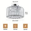 Emitto Crystal Ceiling Light Modern Chandelier Bedroom Hallway Pendant Lamp E27
