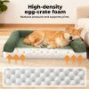Large Dog Pet Bed Orthopedic Washable Waterproof Corduroy Wear Resistant 93x63cm