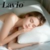 Lavio Ergonomic Memory Foam Pillow for Neck Shoulder Pain Relief Washable 2PC