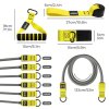 Resistance Bands Set with Handle Latex Home Crossfit Yoga Tube Strength Training