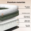 Large Dog Pet Bed Orthopedic Washable Waterproof Corduroy Wear Resistant 93x63cm