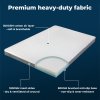 Lavio King Mattress Topper Memory Foam Dual Layer Hotel Quality Bed Protector