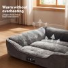 Skylos Orthopedic Dog Bed Soft Arctic Velvet Small Pet Bed Mattress Anti-Slip