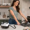 Spector Steam Cleaner Handheld 6 Settings with Tank 105??C Heat For Kitchen White