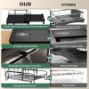 TOQUE Kitchen Dish Drainer Rack Extendable